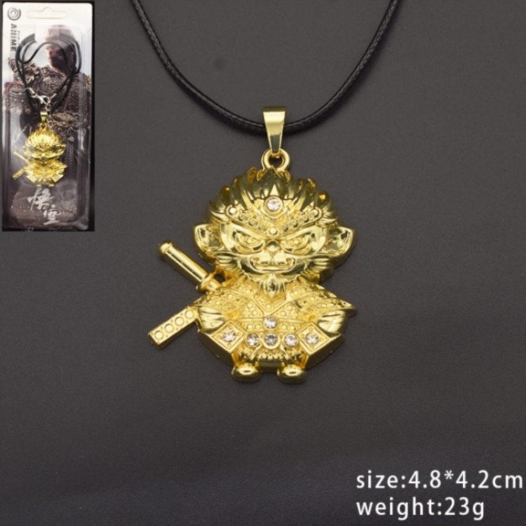 Black Myth Anime peripheral wax rope necklace pendant jewelry price for 5 pcs
