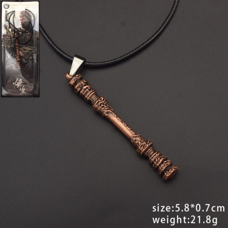Black Myth Anime peripheral wax rope necklace pendant jewelry price for 5 pcs