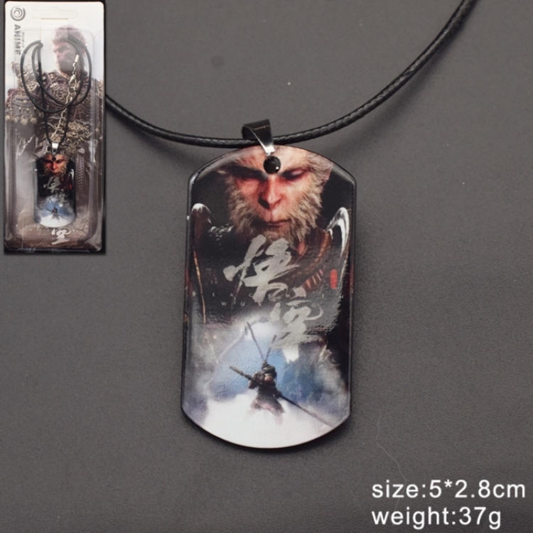 Black Myth Anime peripheral wax rope necklace pendant jewelry price for 5 pcs