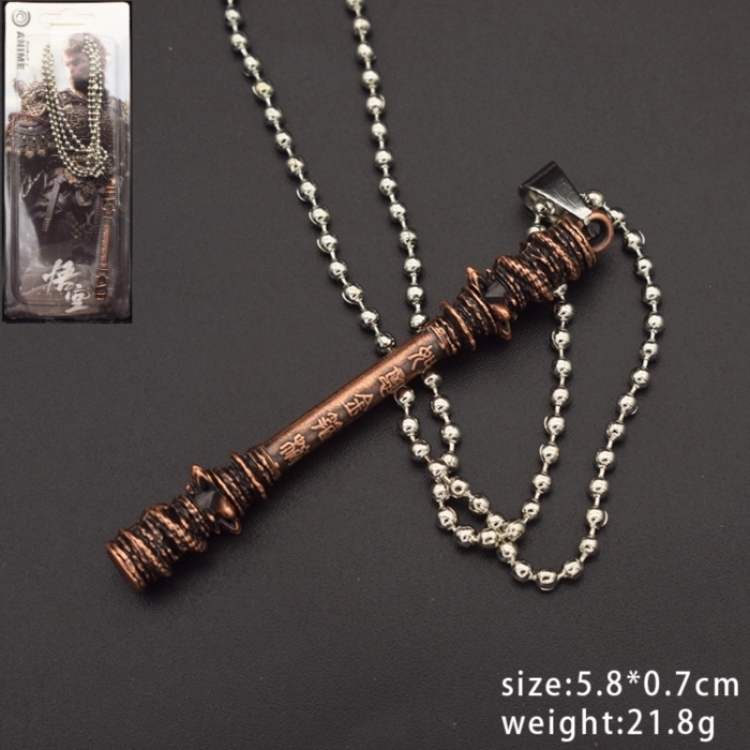 Black Myth Anime cartoon bead chain necklace pendant price for 5 pcs