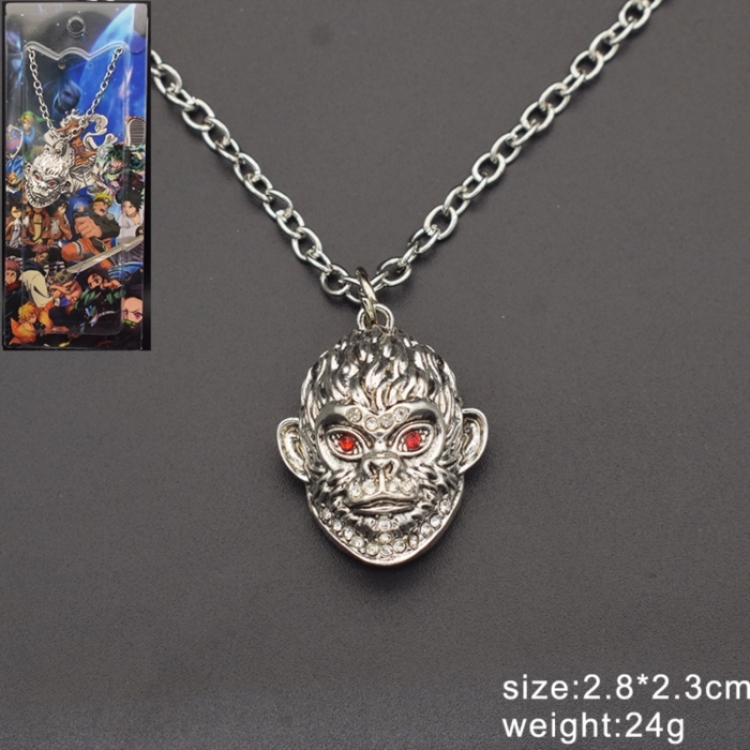 Black Myth Anime cartoon metal necklace pendant price for 5 pcs 