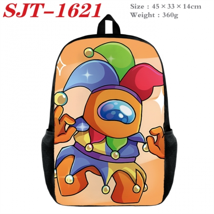 Among us Anime nylon canvas backpack student backpack 45x33x14cm