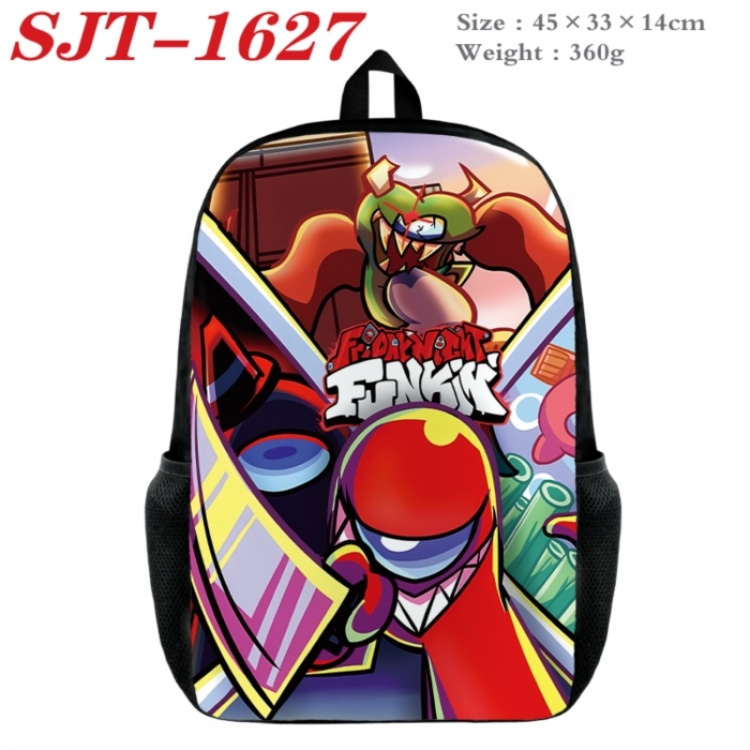Among us Anime nylon canvas backpack student backpack 45x33x14cm