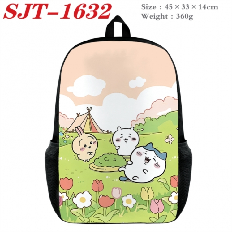 Chiikawa Anime nylon canvas backpack student backpack 45x33x14cm
