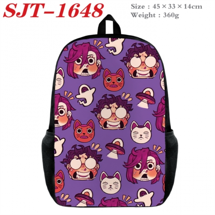 Dandadan Anime nylon canvas backpack student backpack 45x33x14cm