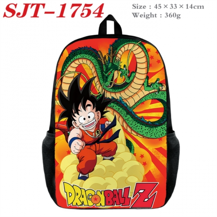 DRAGON BALL Anime nylon canvas backpack student backpack 45x33x14cm