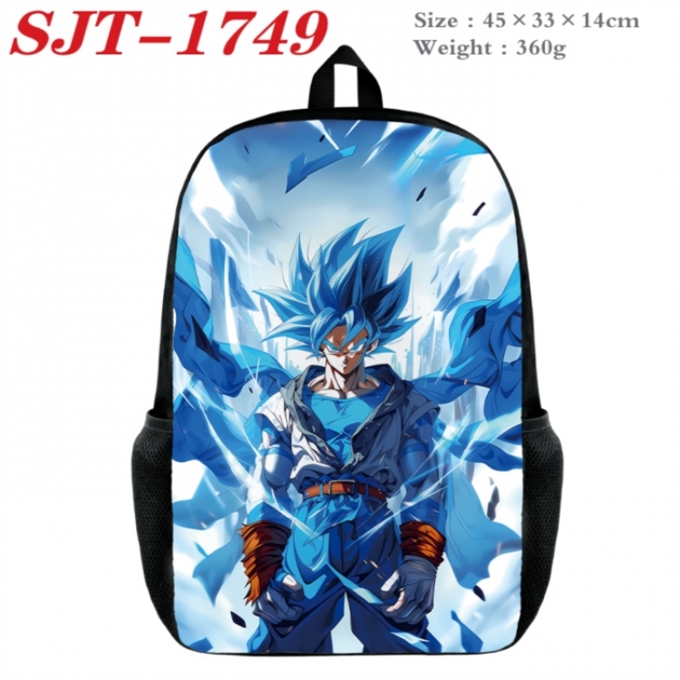 DRAGON BALL Anime nylon canvas backpack student backpack 45x33x14cm