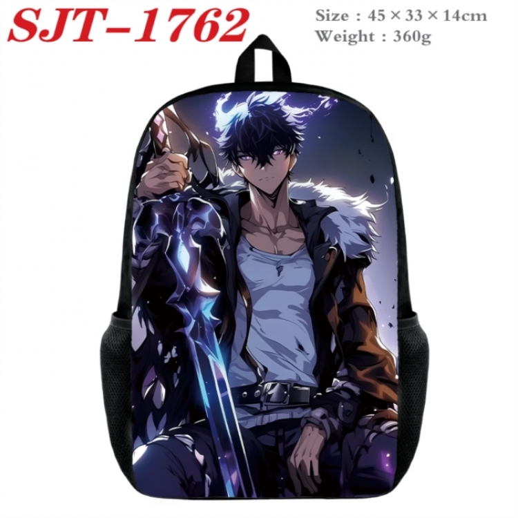 Solo Leveling:Arise Anime nylon canvas backpack student backpack 45x33x14cm