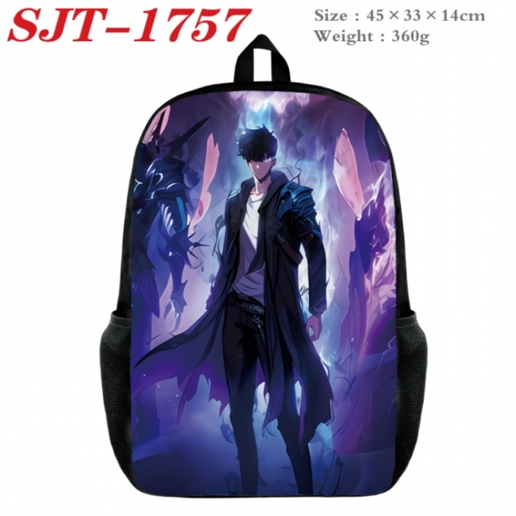 Solo Leveling:Arise Anime nylon canvas backpack student backpack 45x33x14cm