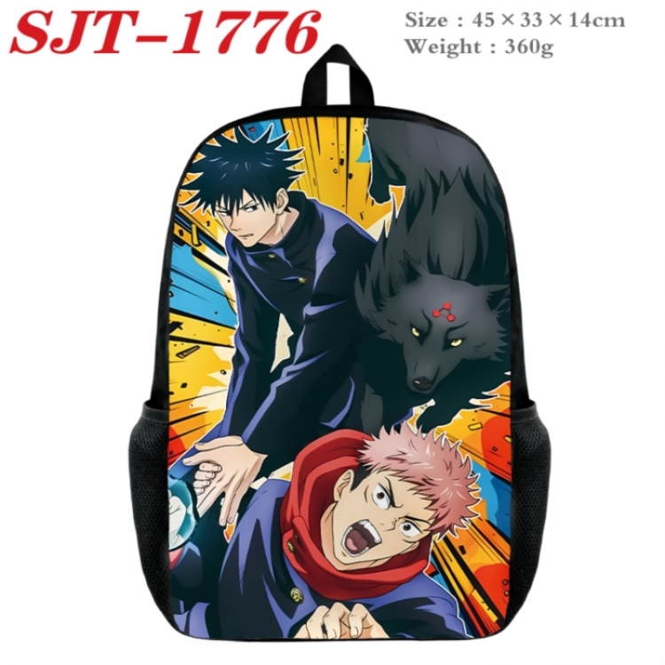Jujutsu Kaisen Anime nylon canvas backpack student backpack 45x33x14cm