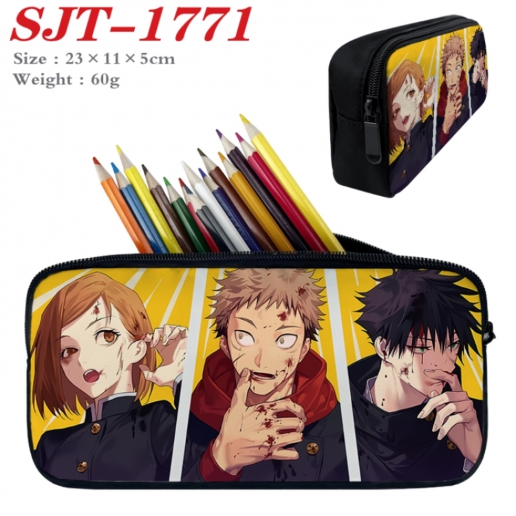 Jujutsu Kaisen Anime nylon student pencil case 23x11x5cm 