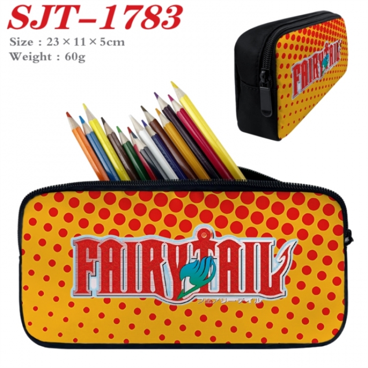 Fairy tail Anime nylon student pencil case 23x11x5cm 