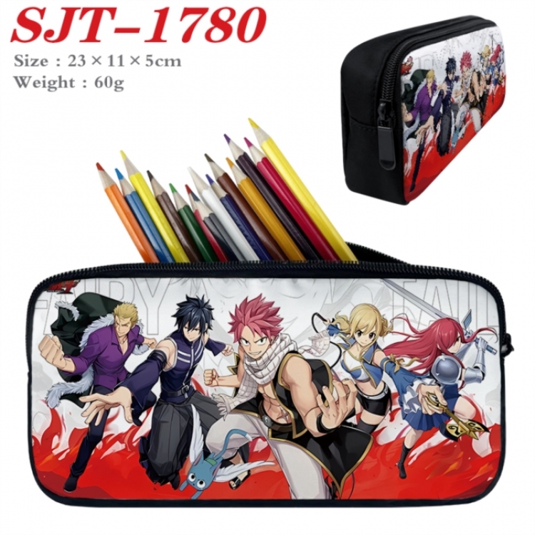 Fairy tail Anime nylon student pencil case 23x11x5cm 