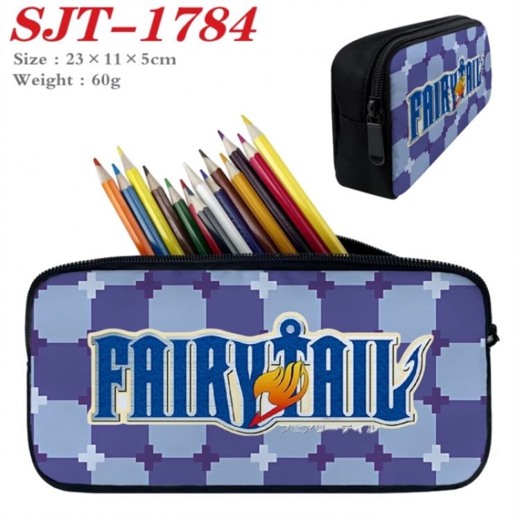 Fairy tail Anime nylon student pencil case 23x11x5cm 