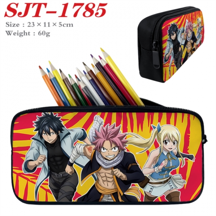 Fairy tail Anime nylon student pencil case 23x11x5cm 