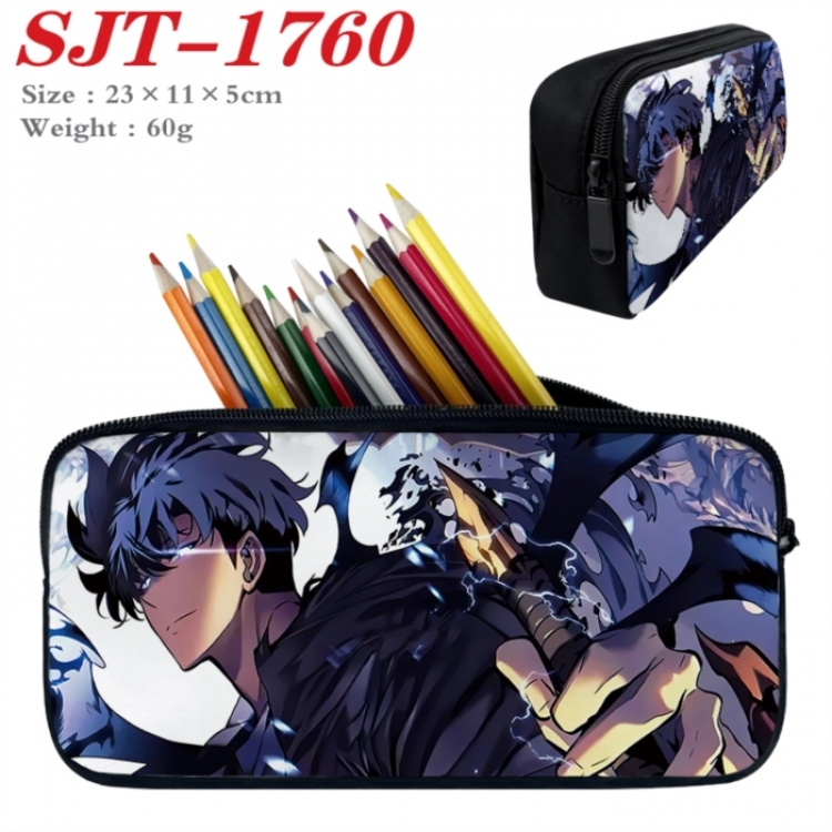 Solo Leveling:Arise Anime nylon student pencil case 23x11x5cm 