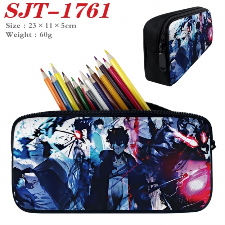 Solo Leveling:Arise Anime nylon student pencil case 23x11x5cm