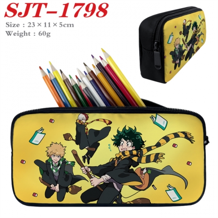 My Hero Academia Anime nylon student pencil case 23x11x5cm 