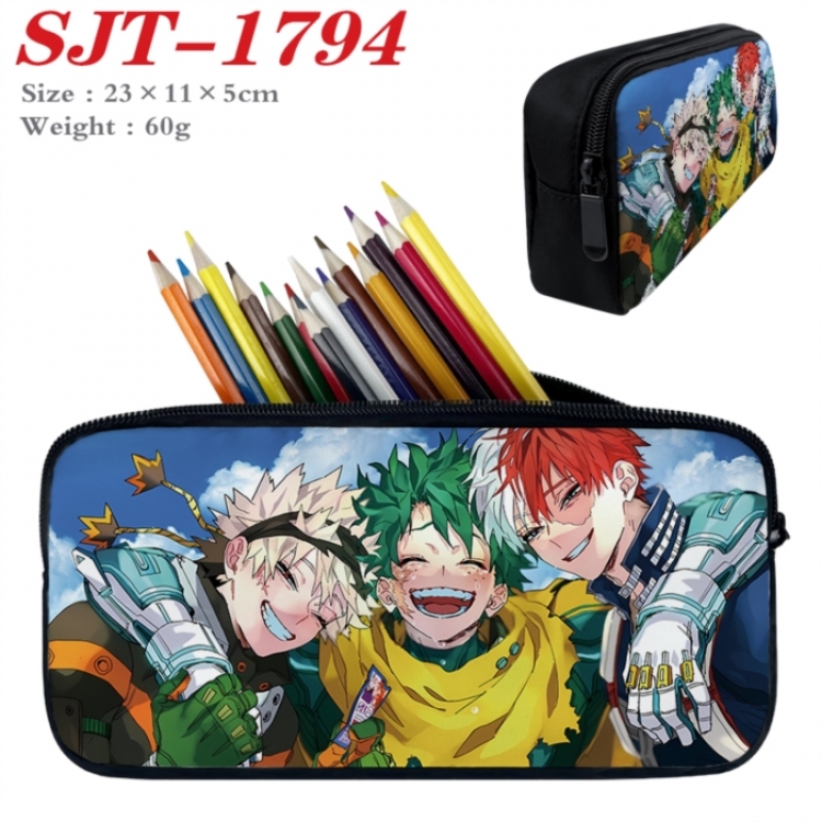 My Hero Academia Anime nylon student pencil case 23x11x5cm 
