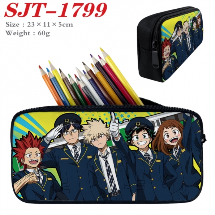 My Hero Academia Anime nylon student pencil case 23x11x5cm 