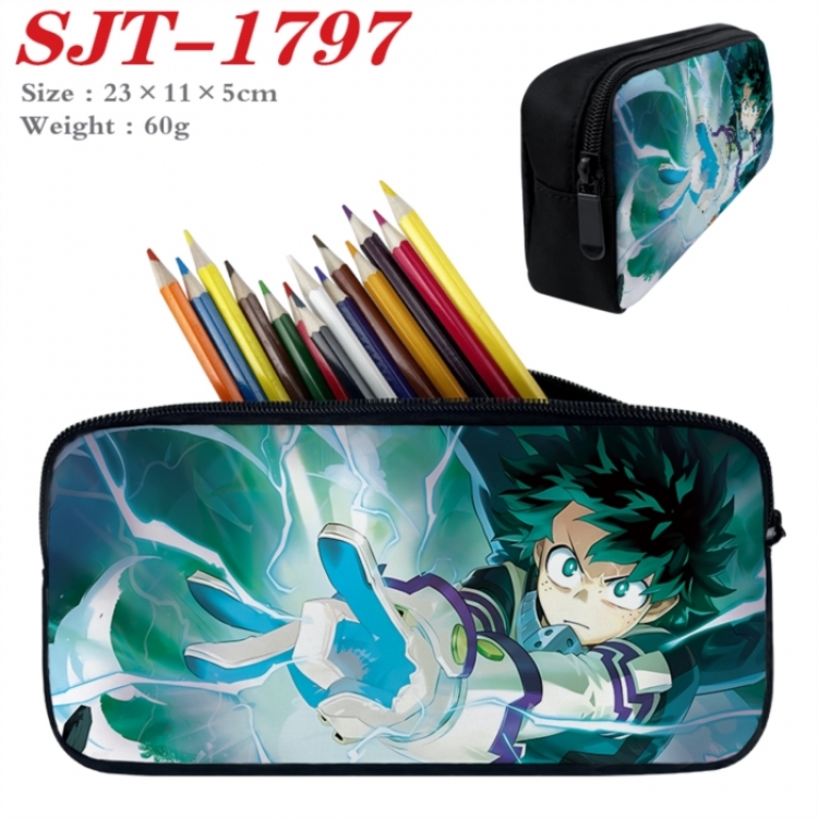 My Hero Academia Anime nylon student pencil case 23x11x5cm 