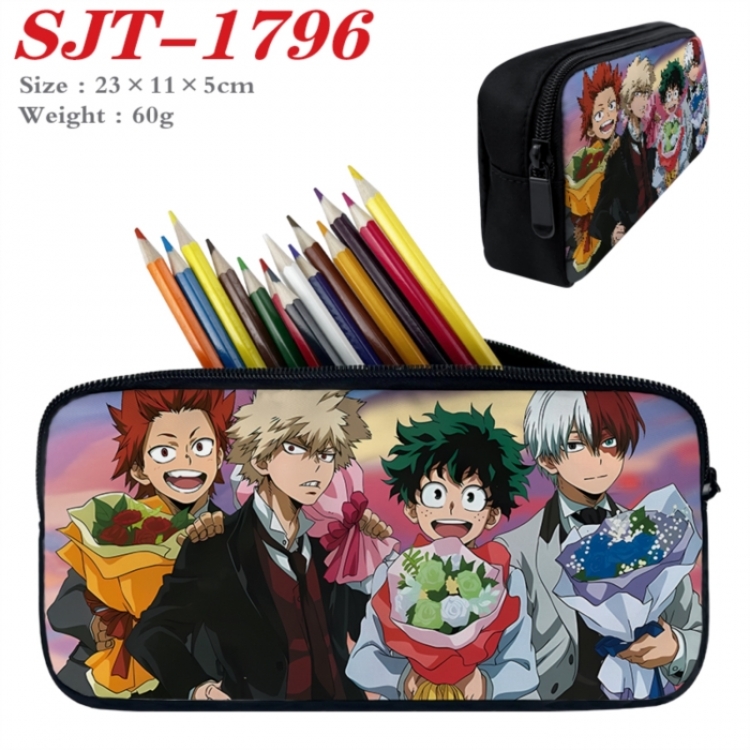 My Hero Academia Anime nylon student pencil case 23x11x5cm 