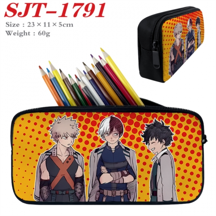 My Hero Academia Anime nylon student pencil case 23x11x5cm 