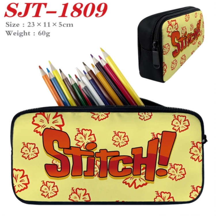 Lilo & Stitch Anime nylon student pencil case 23x11x5cm 