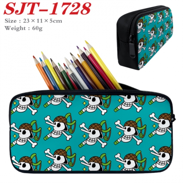 One Piece Anime nylon student pencil case 23x11x5cm 