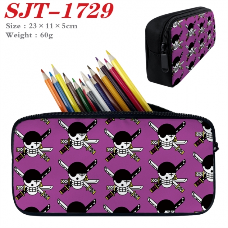 One Piece Anime nylon student pencil case 23x11x5cm 