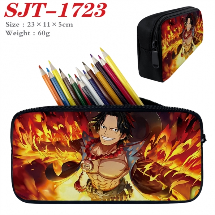One Piece Anime nylon student pencil case 23x11x5cm 