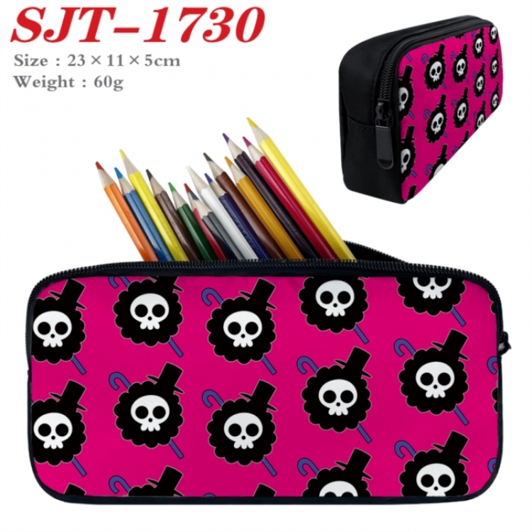 One Piece Anime nylon student pencil case 23x11x5cm 