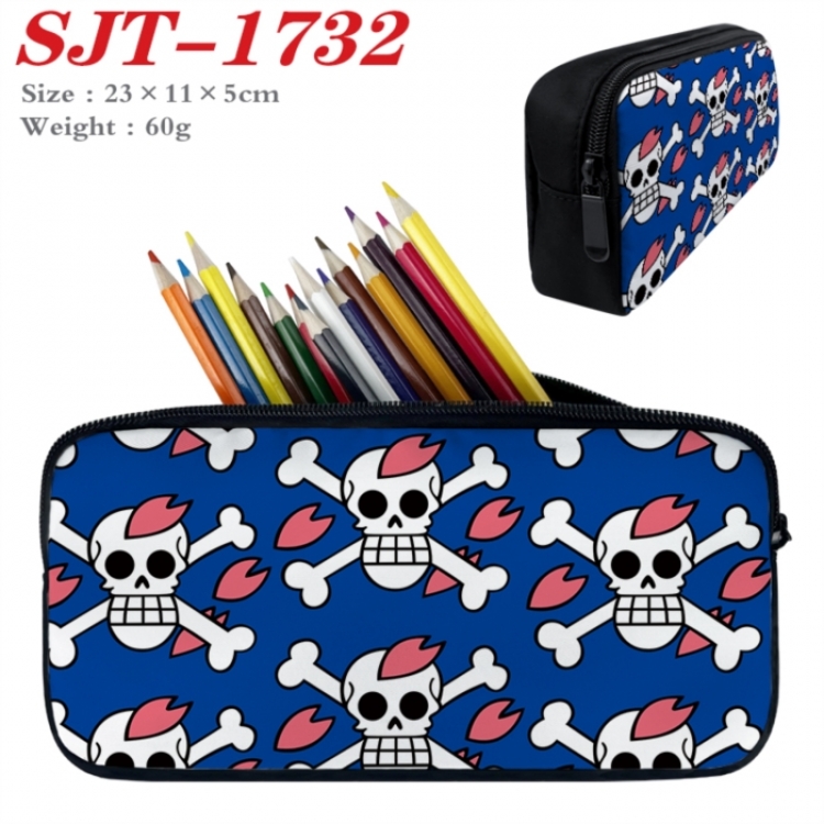 One Piece Anime nylon student pencil case 23x11x5cm 