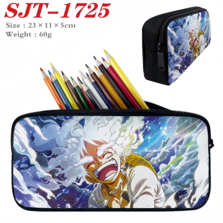 One Piece Anime nylon student pencil case 23x11x5cm 