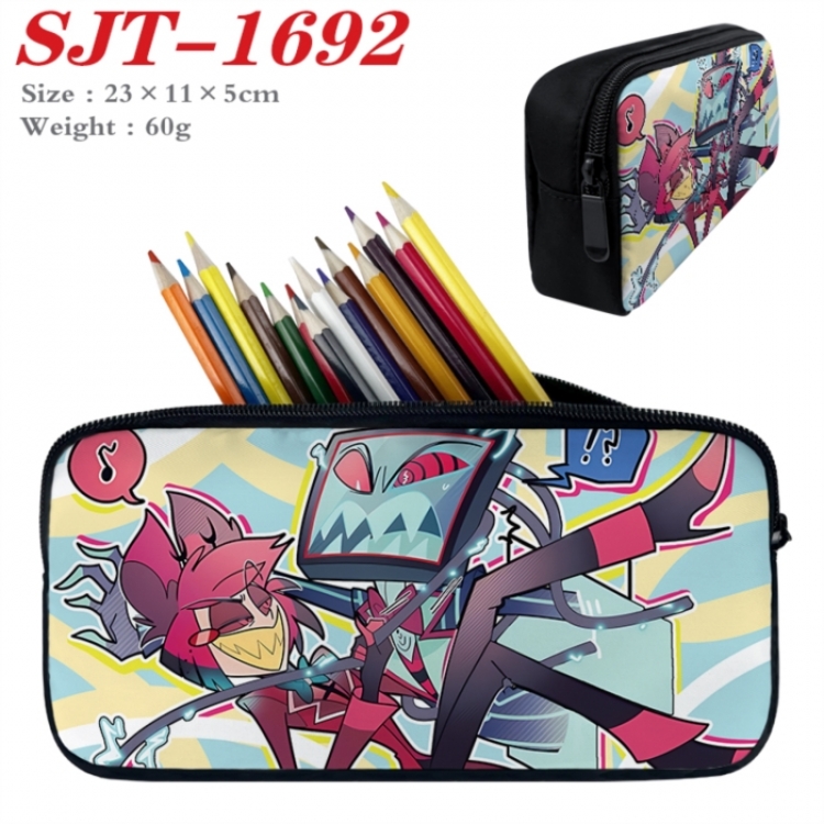 Hazbin Hotel Anime nylon student pencil case 23x11x5cm 