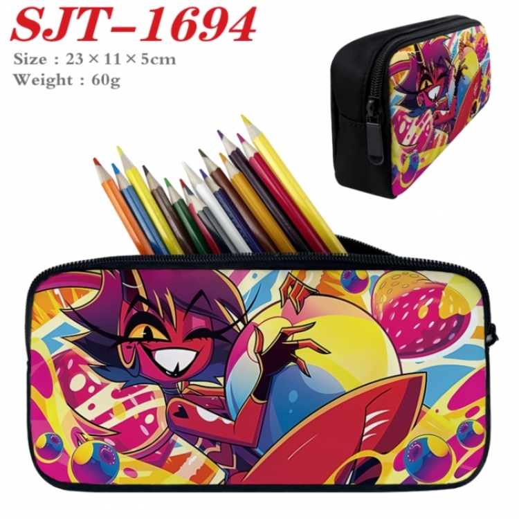 Hazbin Hotel Anime nylon student pencil case 23x11x5cm 
