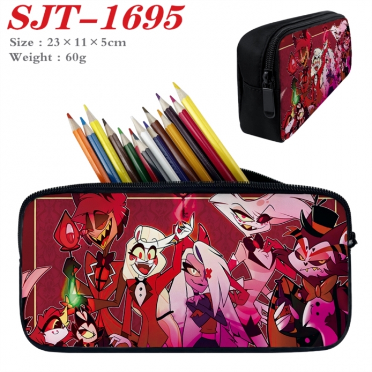 Hazbin Hotel Anime nylon student pencil case 23x11x5cm 