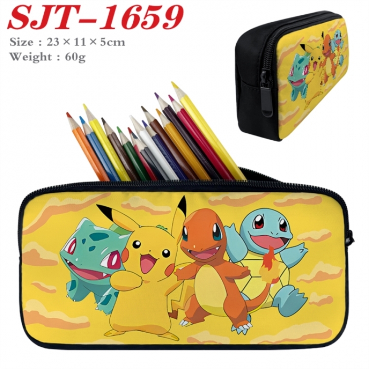 Pokemon Anime nylon student pencil case 23x11x5cm 