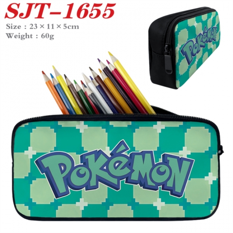 Pokemon Anime nylon student pencil case 23x11x5cm 
