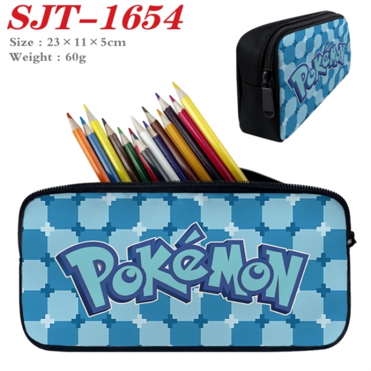Pokemon Anime nylon student pencil case 23x11x5cm 
