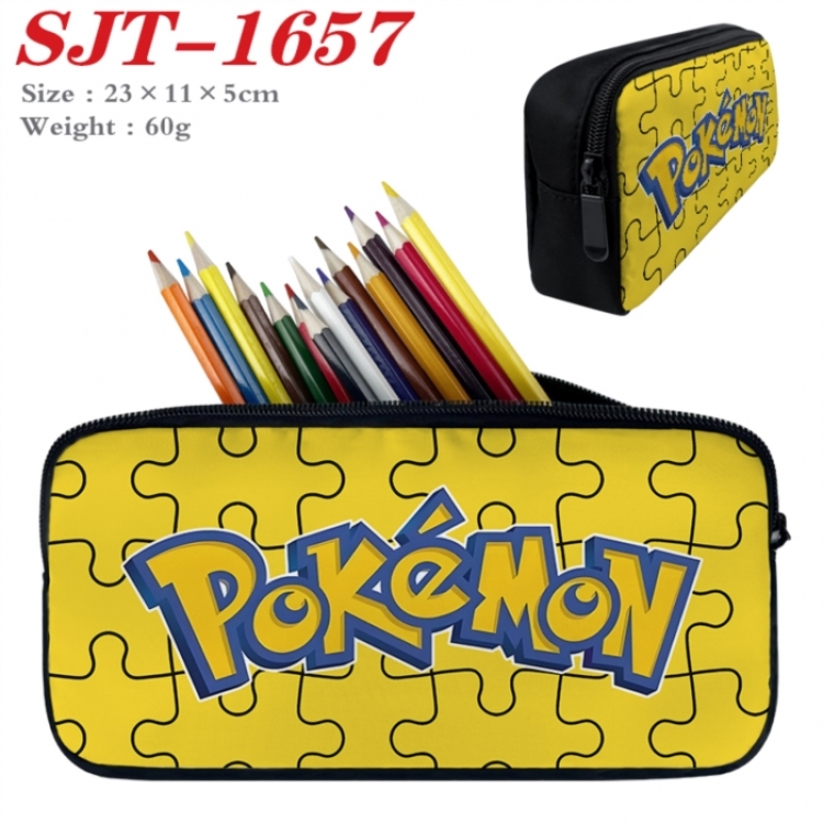 Pokemon Anime nylon student pencil case 23x11x5cm 