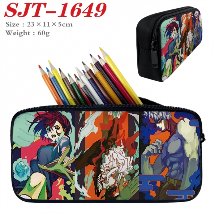 Dandadan Anime nylon student pencil case 23x11x5cm 