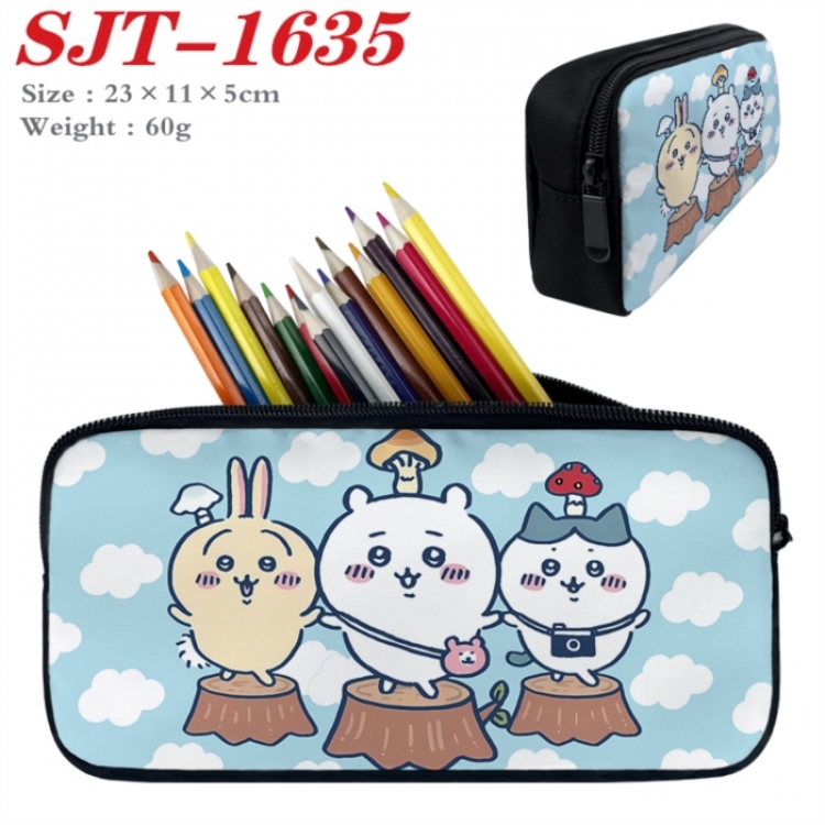 Chiikawa Anime nylon student pencil case 23x11x5cm 