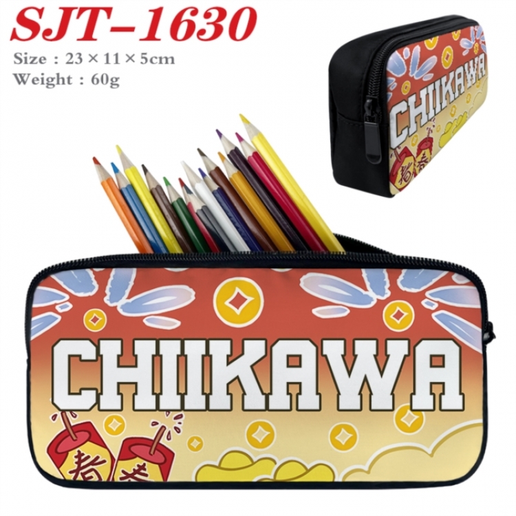 Chiikawa Anime nylon student pencil case 23x11x5cm 