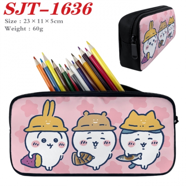 Chiikawa Anime nylon student pencil case 23x11x5cm 