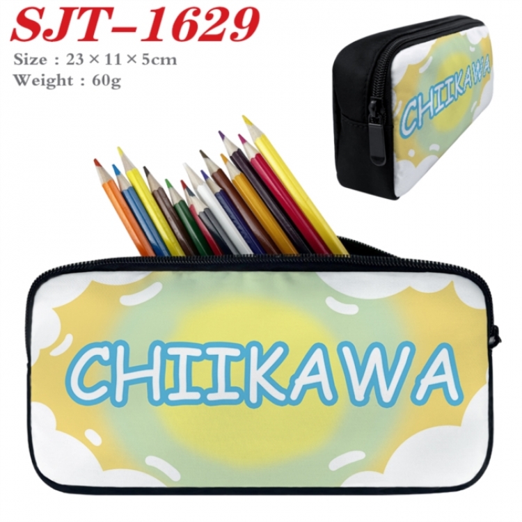 Chiikawa Anime nylon student pencil case 23x11x5cm 