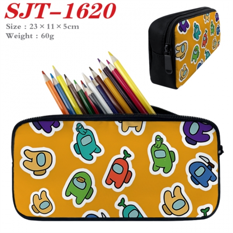 Among us Anime nylon student pencil case 23x11x5cm 