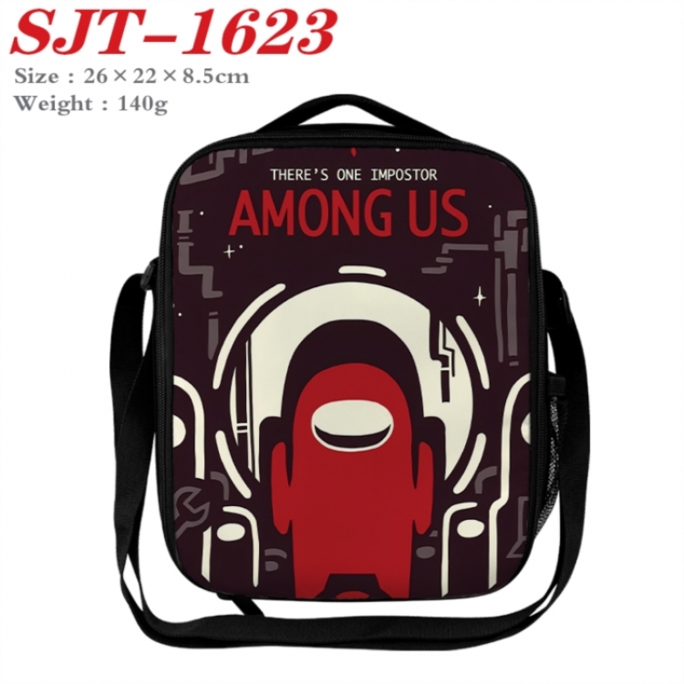 Among us Anime Lunch Bag Crossbody Bag 26x22x8.5cm 