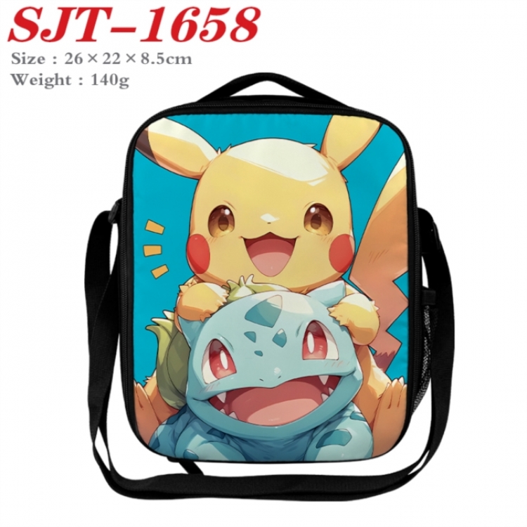 Pokemon Anime Lunch Bag Crossbody Bag 26x22x8.5cm 