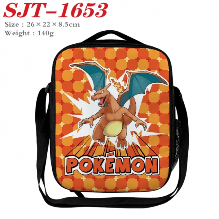 Pokemon Anime Lunch Bag Crossbody Bag 26x22x8.5cm 